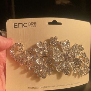 Celtic Wedding Rhinestone Floral hair jewelry 💎